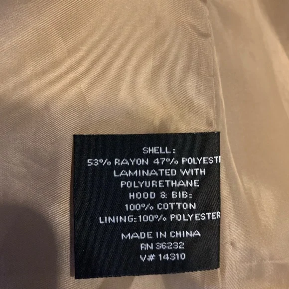 giacca Gallery Tan Coat Womens XL - Picture 7 of 7